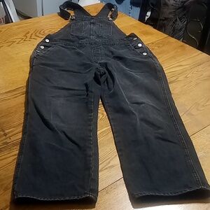 SOLD SOLD   OLD NAVY Jean Overalls Womens 10P PETITE FADED BLACK Preowned BIB